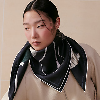 【アクセント♪】HERMES スカーフ Nous Sommes Inseparables90 Nous Sommes Inseparables scarf 90 | Hermès Mainland China
